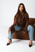 Velora Ruffle Blouse