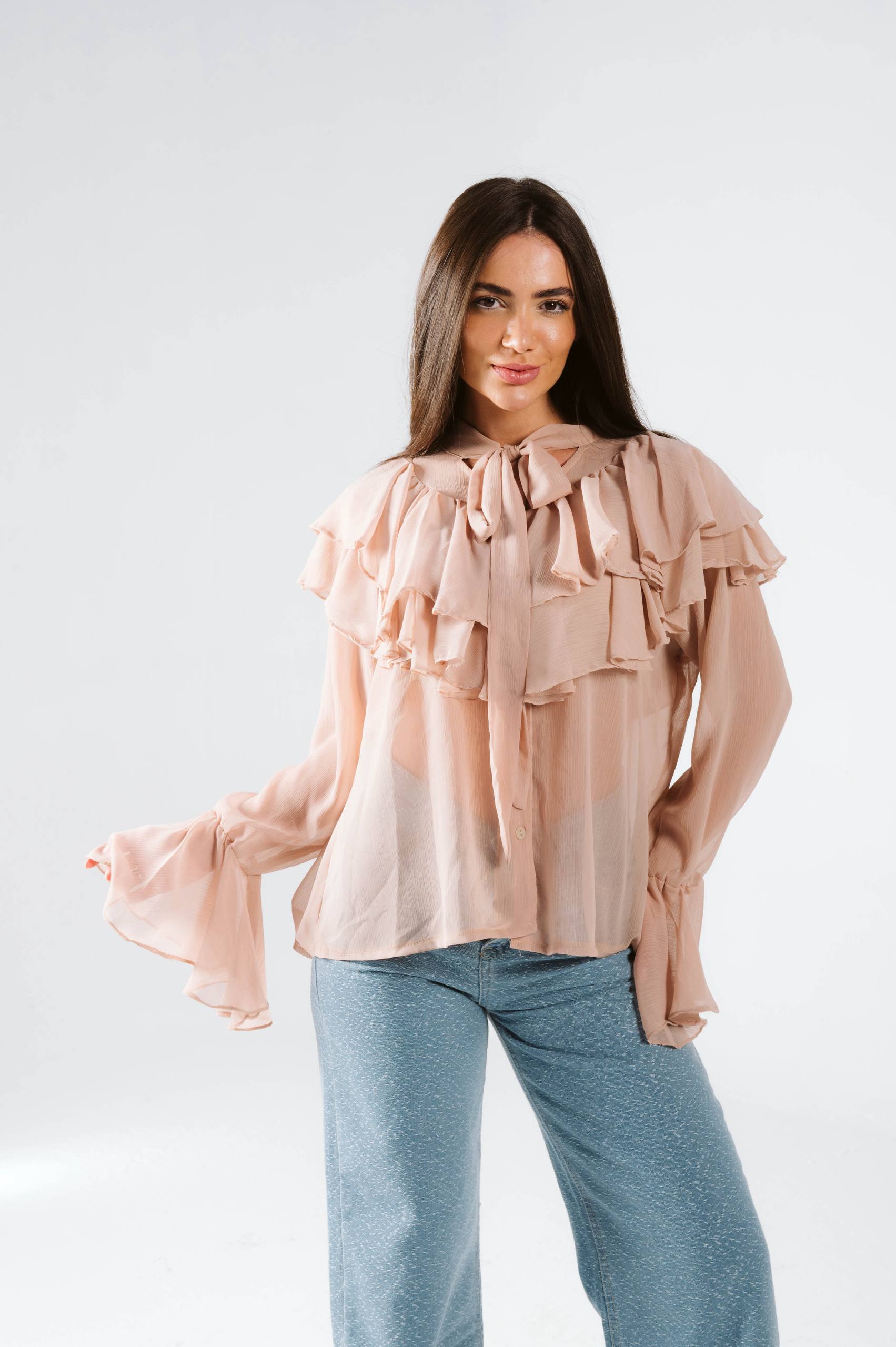 Velora Ruffle Blouse