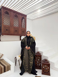 Arabesic Black Kaftan