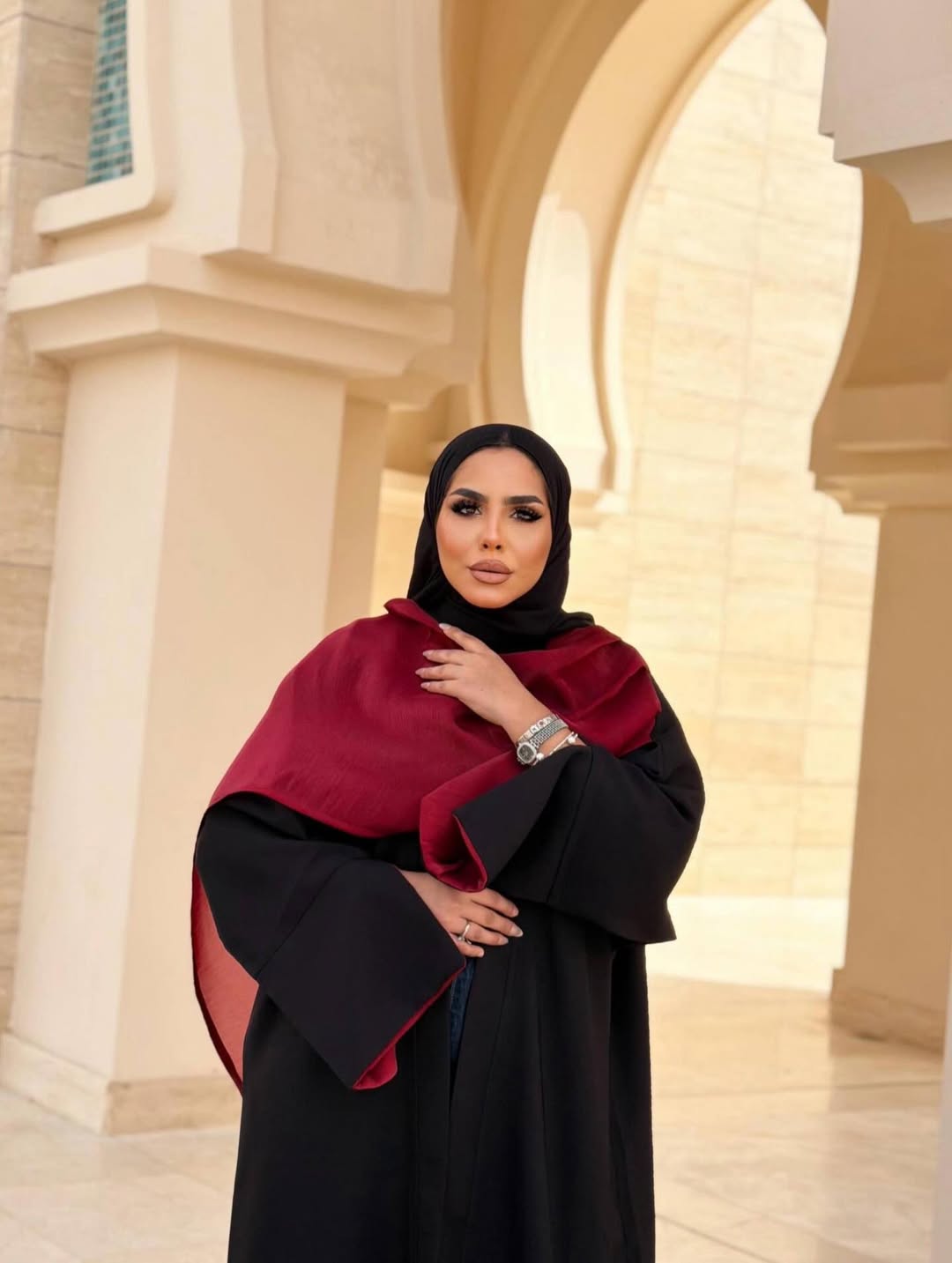 Red & Black Kaftan