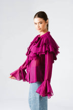 Velora Ruffle Blouse