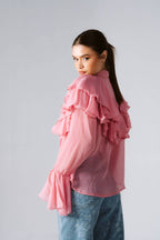 Velora Ruffle Blouse