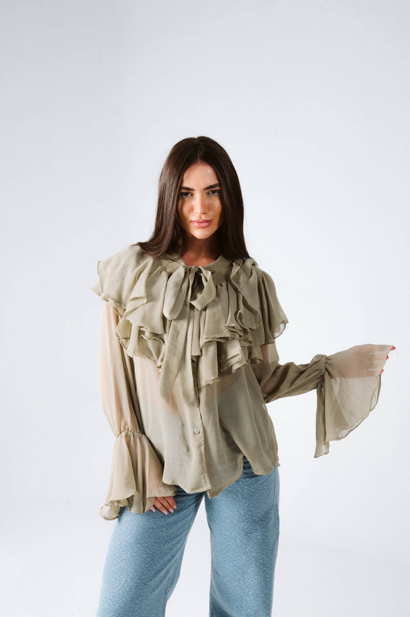 Velora Ruffle Blouse