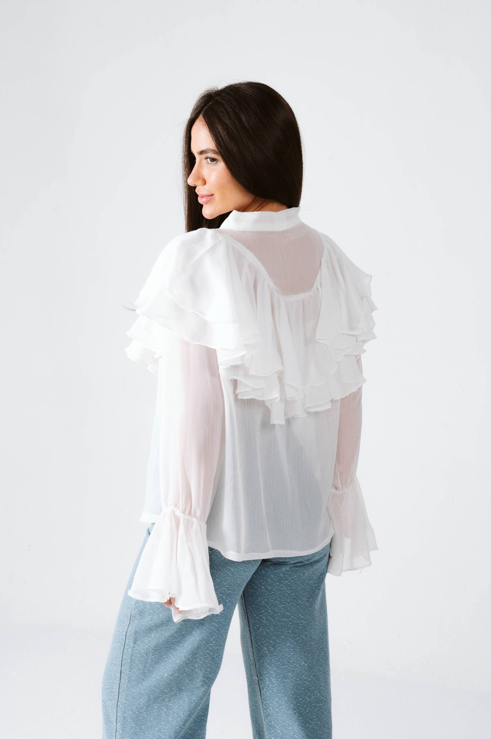 Velora Ruffle Blouse