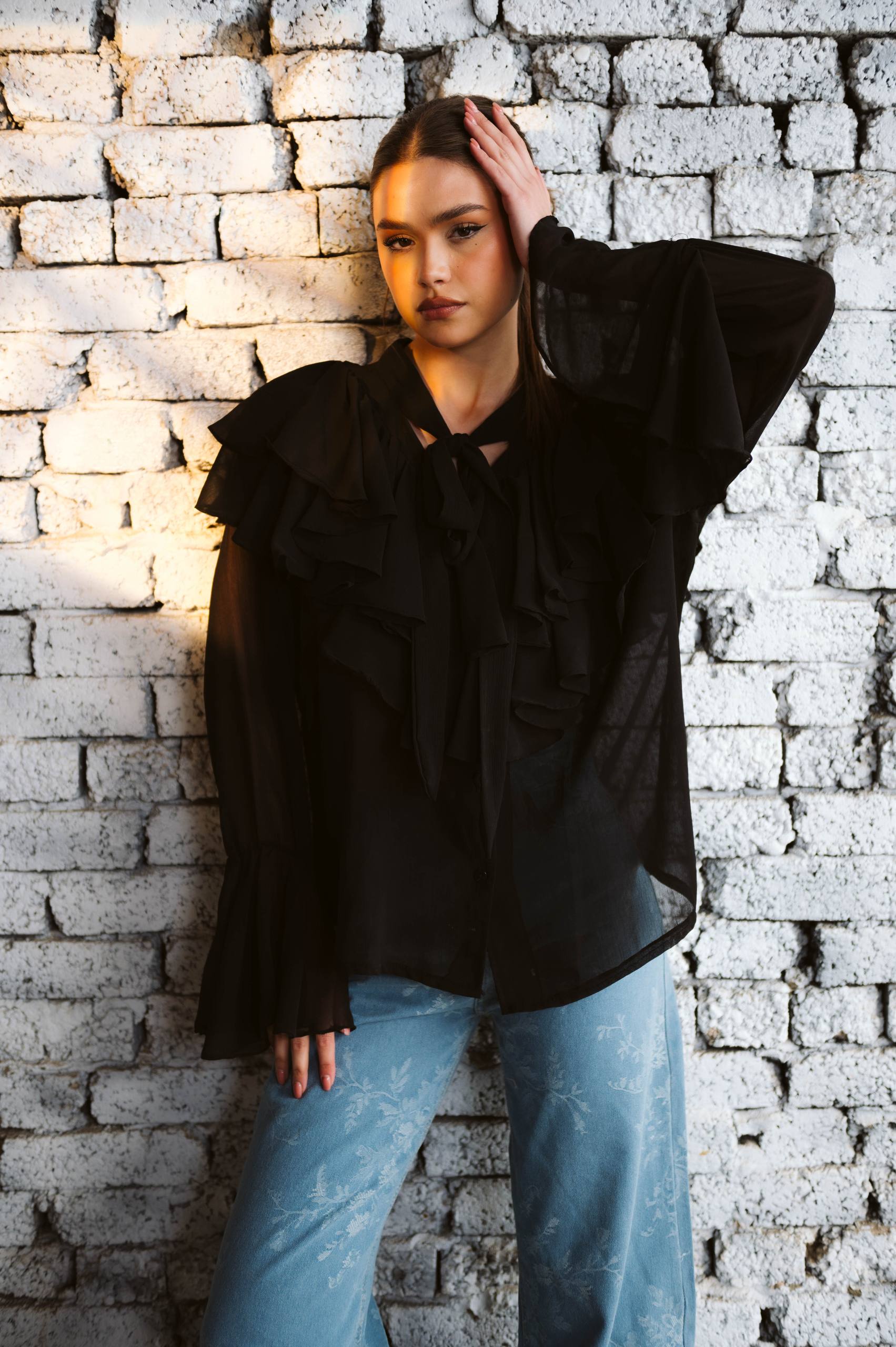 Velora Ruffle Blouse