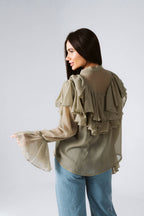 Velora Ruffle Blouse