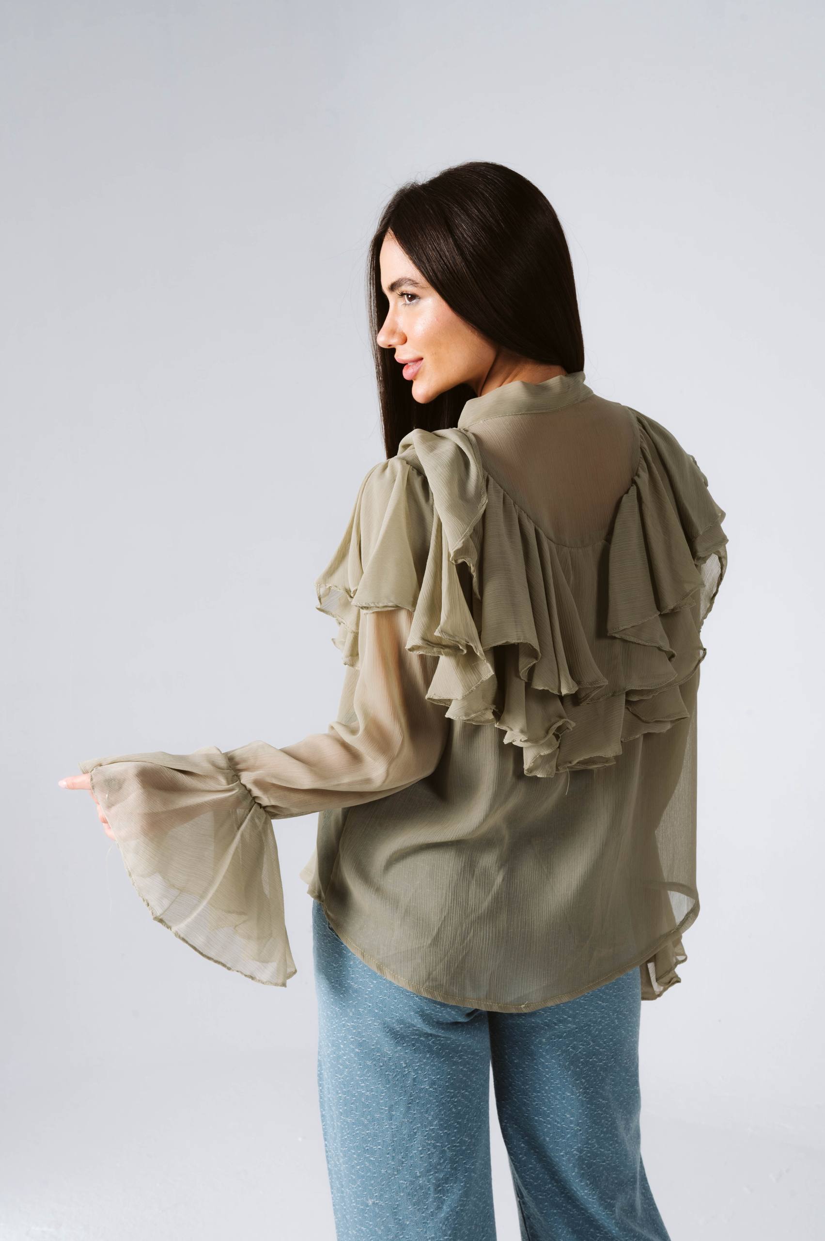 Velora Ruffle Blouse
